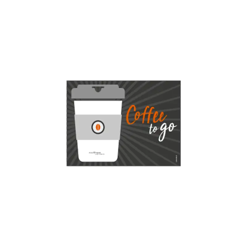 Coffee to go Aufkleber